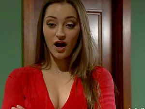 Superb Dani Daniels gets tied up and fucked on a table