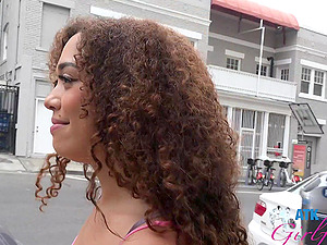 Naughty amatuer girlfriend Willow Ryder loves teasing in public
